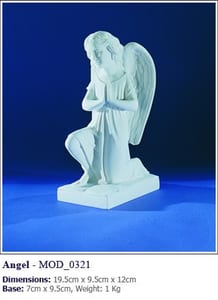 Marble statues for headstones