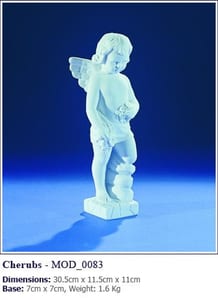 Marble statues for headstones