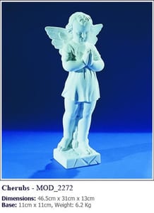Marble statues for headstones