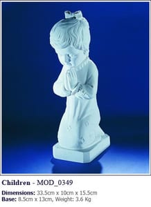 Marble statues for headstones