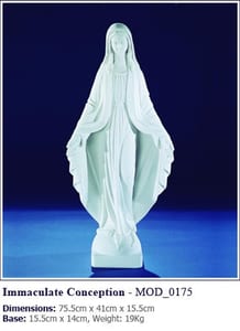 Marble statues for headstones