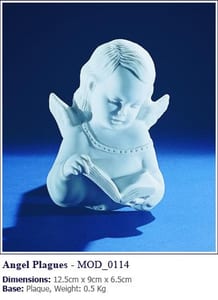 Marble statues for headstones