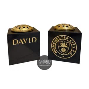 Manchester City Headstone Vases and Graveside Pots