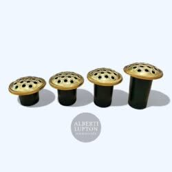 Gold Flower Containers - 3", 4", 5" & 6" - Collection only